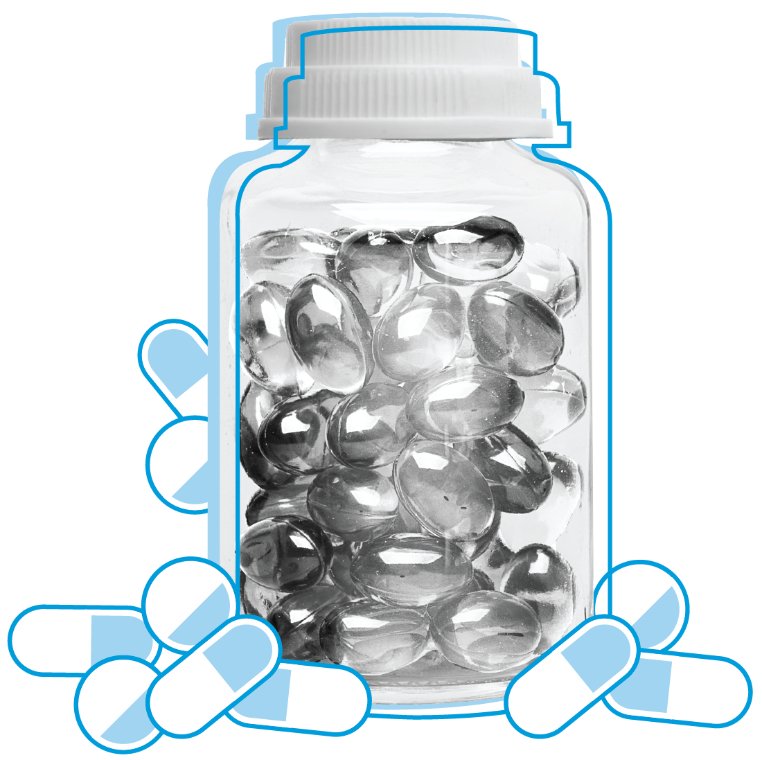 Pill Bottle Ilustrationai 01